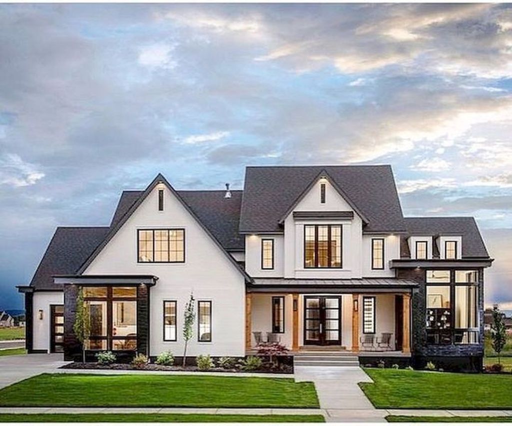 Contemporary farmhouse farmhouses story architectural digest gorgeous architecturaldigest sunroom